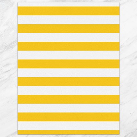 Horizontal Stripes 11.86 x15.41  Canvas - 1