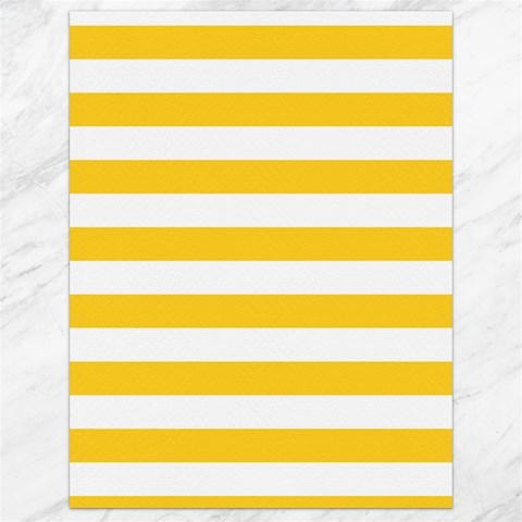 Horizontal Stripes 17.8 x23.08  Canvas - 1