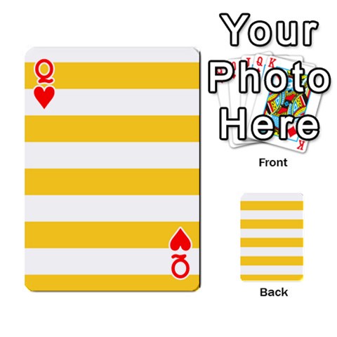 Queen Horizontal Stripes Front - HeartQ