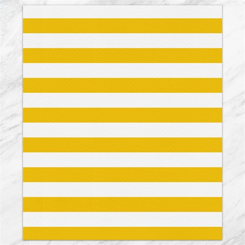 Horizontal Stripes 8.15 x9.66  Canvas - 1