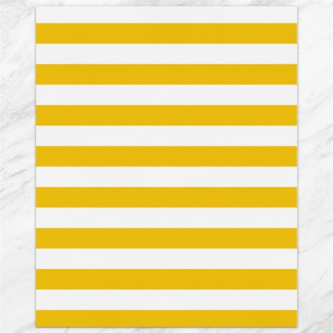 Horizontal Stripes 10.95 x13.48  Canvas - 1