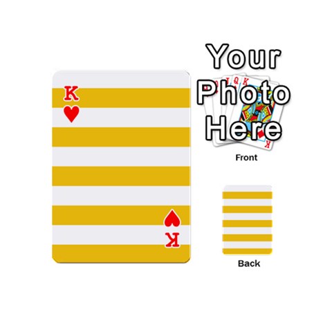 King Horizontal Stripes Front - HeartK
