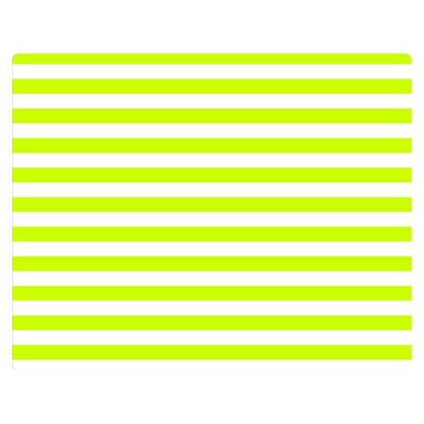 Horizontal Stripes 60 x50  Blanket Front