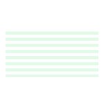 Horizontal Stripes - White and Pale Green Satin Wrap