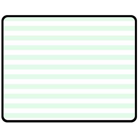 Horizontal Stripes 60 x50  Blanket Front