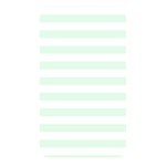 Horizontal Stripes - White and Pale Green Memory Card Reader (Rectangular)