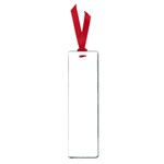 Horizontal Stripes - White and Pale Green Small Book Mark