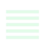Horizontal Stripes - White and Pale Green Greeting Card 5  x 7 