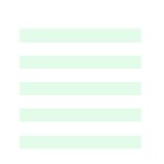 Horizontal Stripes - White and Pale Green Greeting Card 4.5  x 6 
