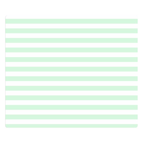 Horizontal Stripes 50 x40  Blanket Front