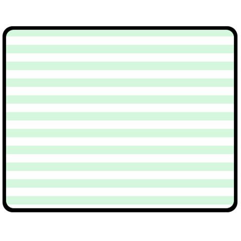 Horizontal Stripes 60 x50  Blanket Front