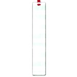 Horizontal Stripes - White and Pastel Green Large Book Mark