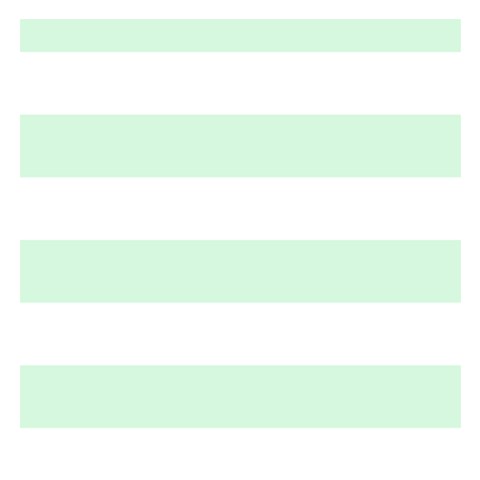 Horizontal Stripes 3.75 x3.75  Memopad