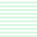 Horizontal Stripes - White and Pastel Green ScrapBook Page 12  x 12 
