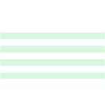 Horizontal Stripes - White and Pastel Green YOU ARE INVITED 3D Greeting Card (8x4)