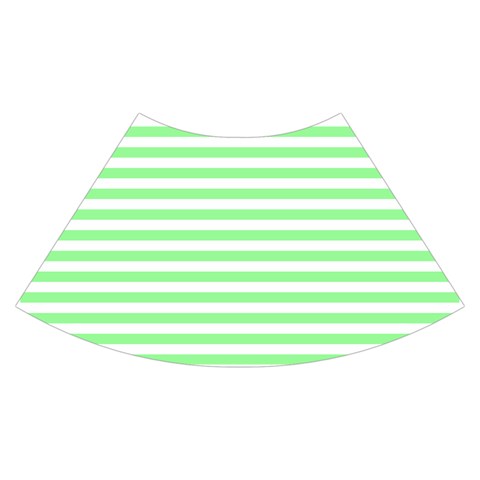 Horizontal Stripes Skirt Back