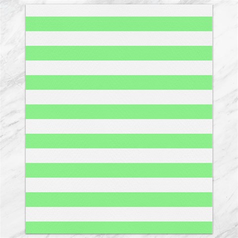 Horizontal Stripes 10.95 x13.48  Canvas - 1
