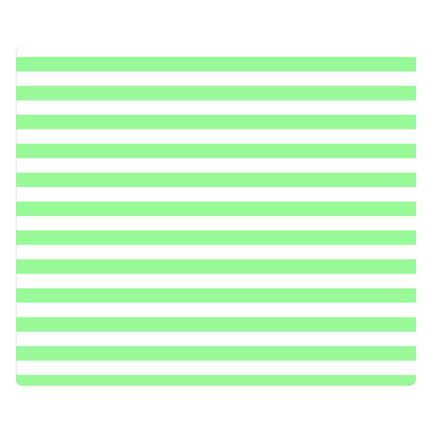 Horizontal Stripes 50 x40  Blanket Front
