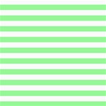 Horizontal Stripes - White and Light Green ScrapBook Page 8  x 8 