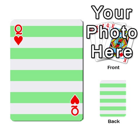 Queen Horizontal Stripes Front - HeartQ