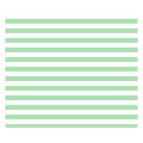 Horizontal Stripes 50 x40  Blanket Front