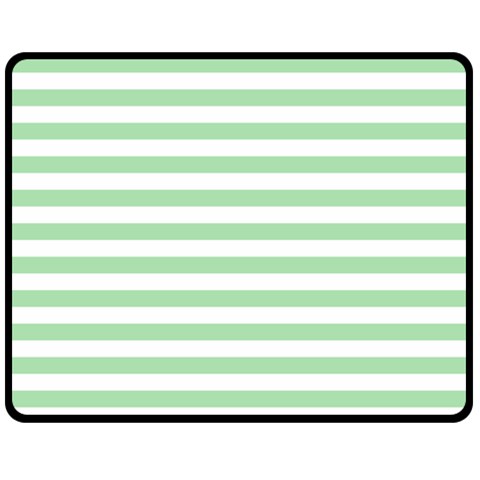 Horizontal Stripes 60 x50  Blanket Front