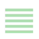 Horizontal Stripes - White and Celadon Green Greeting Card 5  x 7 