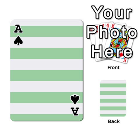 Ace Horizontal Stripes Front - SpadeA