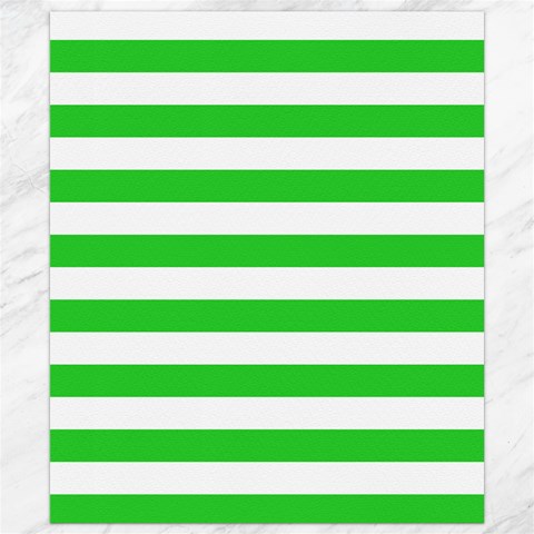 Horizontal Stripes 8.15 x9.66  Canvas - 1