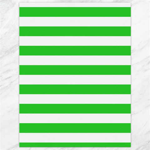 Horizontal Stripes 11.86 x15.41  Canvas - 1