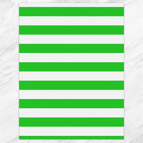 Horizontal Stripes 17.8 x23.08  Canvas - 1