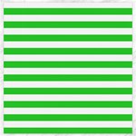 Horizontal Stripes - White and Lime Green Canvas 20  x 20 