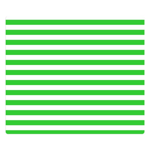 Horizontal Stripes 50 x40  Blanket Front