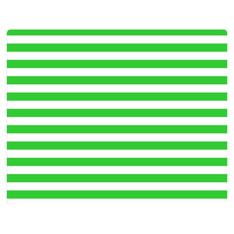 Horizontal Stripes 60 x50  Blanket Front