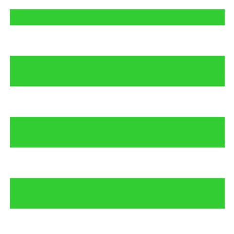 Horizontal Stripes 3.75 x3.75  Memopad