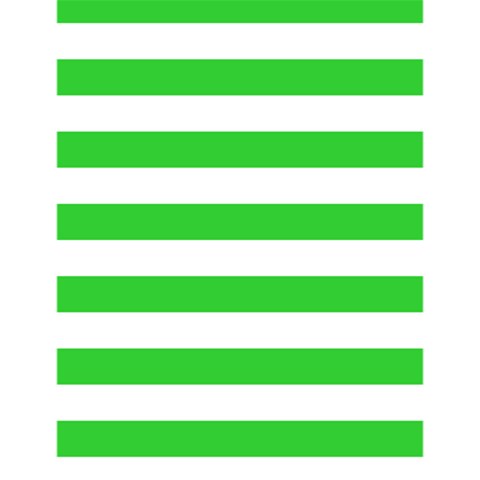 Horizontal Stripes 4.125 x5.5  Memopad