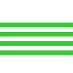 Horizontal Stripes - White and Lime Green YOU ARE INVITED 3D Greeting Card (8x4)