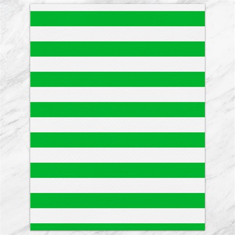 Horizontal Stripes 11.86 x15.41  Canvas - 1
