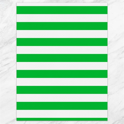 Horizontal Stripes 17.8 x23.08  Canvas - 1