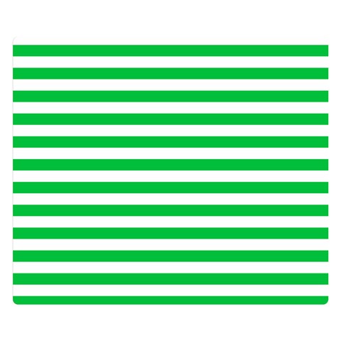Horizontal Stripes 50 x40  Blanket Back