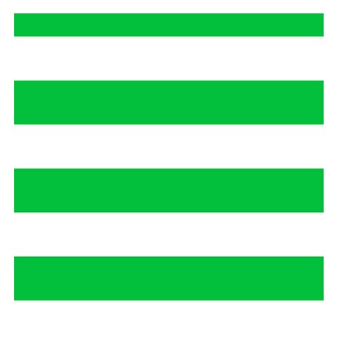 Horizontal Stripes 3.75 x3.75  Memopad