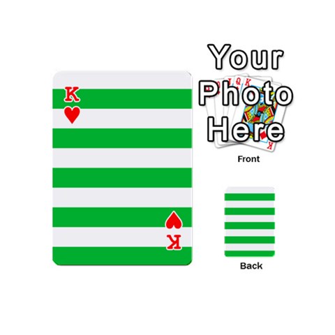 King Horizontal Stripes Front - HeartK
