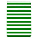 Horizontal Stripes - White and Green Removable Flap Cover (L)