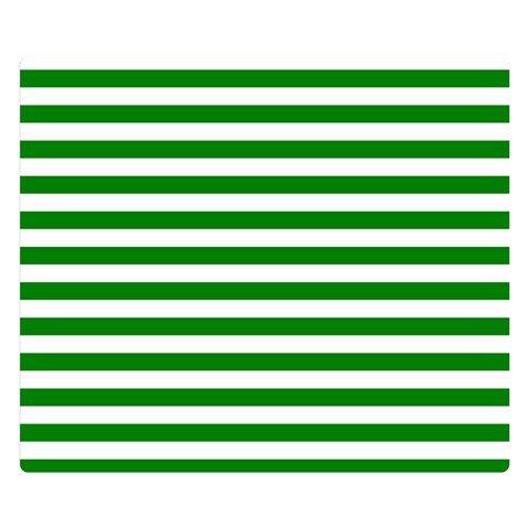 Horizontal Stripes 50 x40  Blanket Front