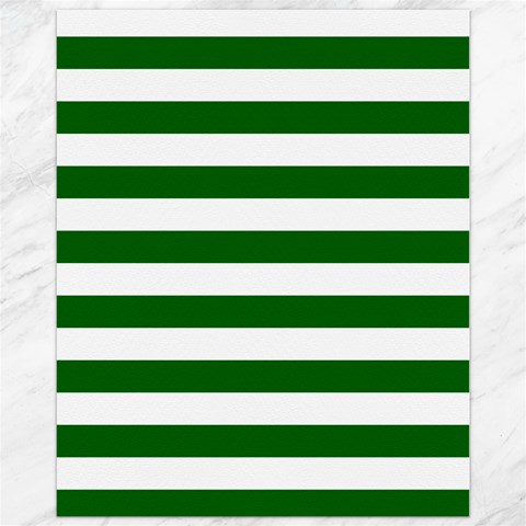 Horizontal Stripes 10.95 x13.48  Canvas - 1
