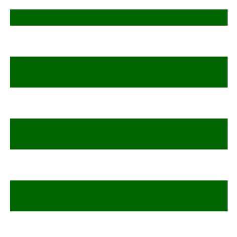 Horizontal Stripes 3.75 x3.75  Memopad