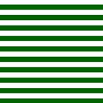 Horizontal Stripes - White and Dark Green ScrapBook Page 12  x 12 