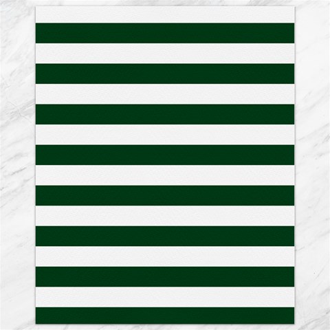 Horizontal Stripes 10.95 x13.48  Canvas - 1
