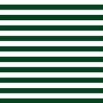 Horizontal Stripes - White and Forest Green ScrapBook Page 12  x 12 