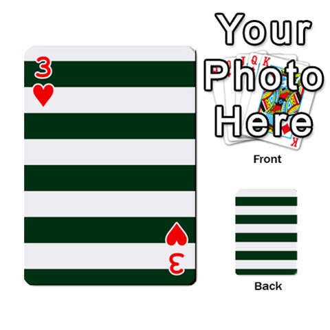 Horizontal Stripes Front - Heart3